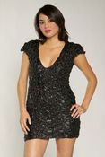 Image of Scrunchie V Mini Dress