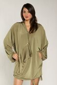 Image of Flouncy Hooded Poncho
