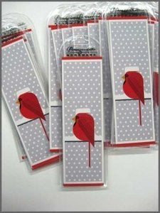 Image of Charley Harper Art Cool Cardinal Bookmark