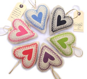 Image of lovely lavender heart.