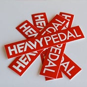 Image of 5 Heavy Pedal Stickers