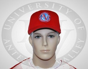 Image of UAV Round Logo Flexfit Hat (Red)