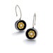 Image of Black Box Earrings Round