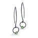 Image of Long Curl Flower Earrings