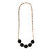 Image of Black Crochet Bead Necklace