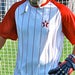 Image of Pinstripe Tee (Red)