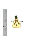 Image of Mr. Snowman button