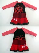 Image of COURTNEYCOURTNEY trending topic 4T ruffle recycled raglan sleeve twirl dress  