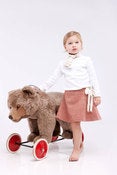 Image of Tweed Drawstring Skirt