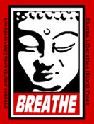 Image of "Breathe" Sticker