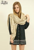 Image of Miss Patina Garden Style Cotton Embroidery Scarf 