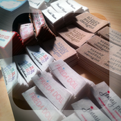 Image of Custom Cotton Fabric Labels Sew on