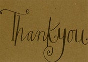 Image of Thank You
