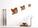 Image of Trio of Wall Birds | Teak