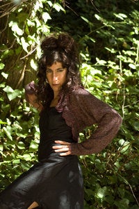 Image of Eggplant Sparkle Shrug