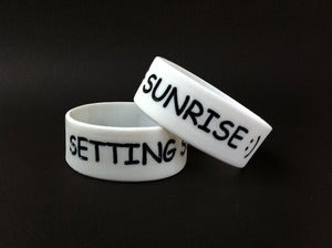 Image of SETTING SUNRISE :) Wristband
