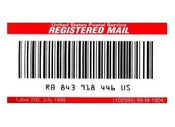 Image of Registered Mail Service