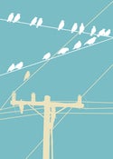 Image of Birds On A Wire Print - Available in 3 sizes