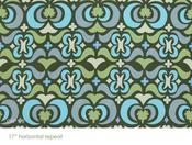 Image of Amy Butler Water Lotus Spinach Cotton Fabric Home Dec 54" wide