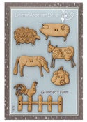 Image of Grandad's Farm button pack