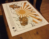 Image of Limited edition numbered screenprint only: Torche, Part Chimp + Chickenhawk