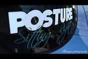 Image of Classic Die Cut "POSTURE" Sticker