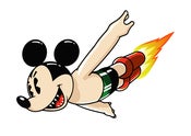 Image of "Astromouse" 5/150 ltd. edtn. giclee print by TEZ