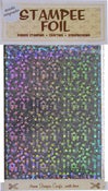 Image of Silver Bubbles Holographic Foil