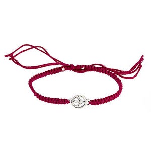 Image of Silver Peace Link Friendship Bracelet