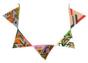 Image of Hand-Beaded Triangle Necklace TN2