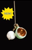 Image of pearl and cup necklace