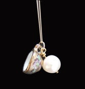 Image of pearl and cup necklace