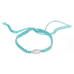 Image of Hammered Disc Friendship Bracelet