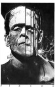 Image of Frankenstein PIECES PRINT-Just in time for HALLOWEEN