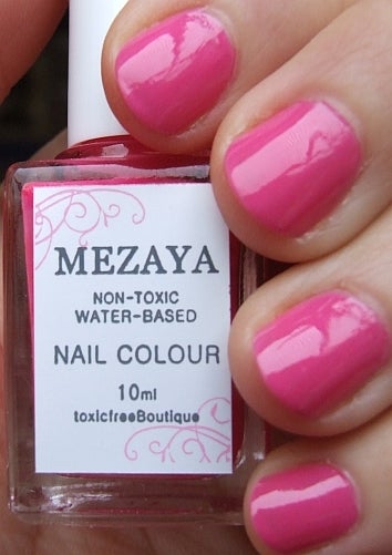 Image of Mezaya 'PINK JELLY' Water-Based Nail Polish zoom
