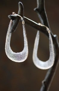 Image of Mesh n Metal Earrings - As seen on Rachel Bilson