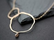 Image of Organic Chocolate Diamond Necklace