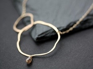 Image of Organic Chocolate Diamond Necklace