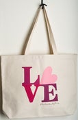 Image of Love Philadelphia tote (pink)