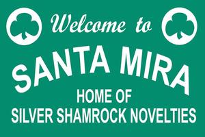 Image of Welcome To Santa Mira Sign