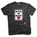 Image of black on black heart (Men)