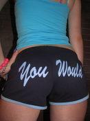 Image of Girl's shorts "YOU WOULD"