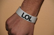Image of White LOL Bracelet