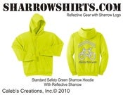 Image of Standard Safety Green Sharrow Hoodie