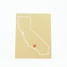 Image of Heart California Postcard