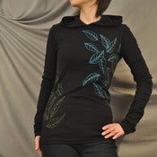Image of Blowing Leaves black Hoodie