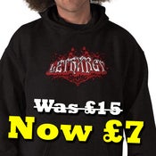 Image of SOLD OUT: Black Hoodie (Red & White Logo)