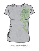 Image of Jesus Girl Tee shirt - Gray