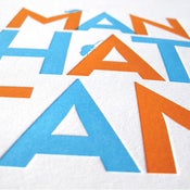 Image of Manhattan Print Orange