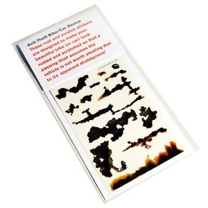 Image of Anti-theft Car/Bike device (Rust stickers)